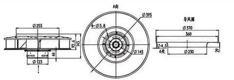 DSX-395NA พัดลมหอยโข่ง
