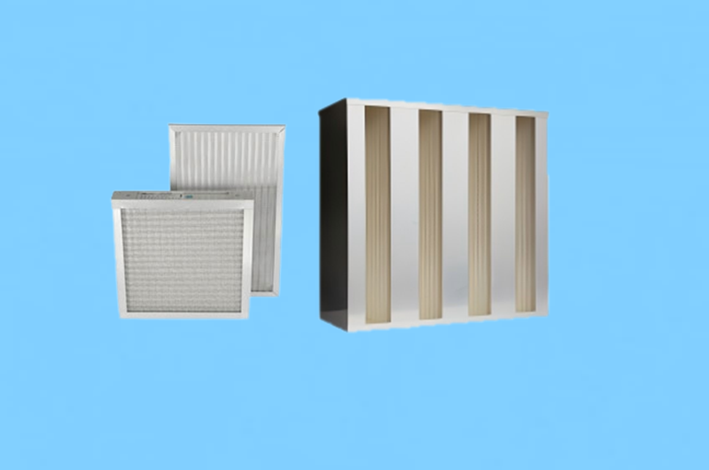 سری پیش فیلتراسیون HVAC Deshengxin: فیلترهای پنل اصلی G3-G4 و فیلترهای کیسه ای با راندمان متوسط ​​F5-F9/V-bank. برای سیستم های MAU اتاق تمیز طراحی شده است.