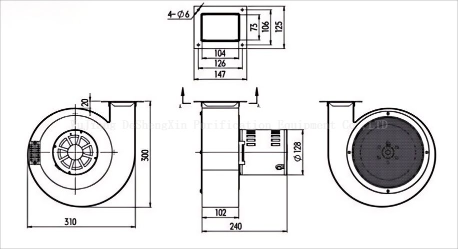 Kontur och installationsdimension Ritning DF-7.PNG