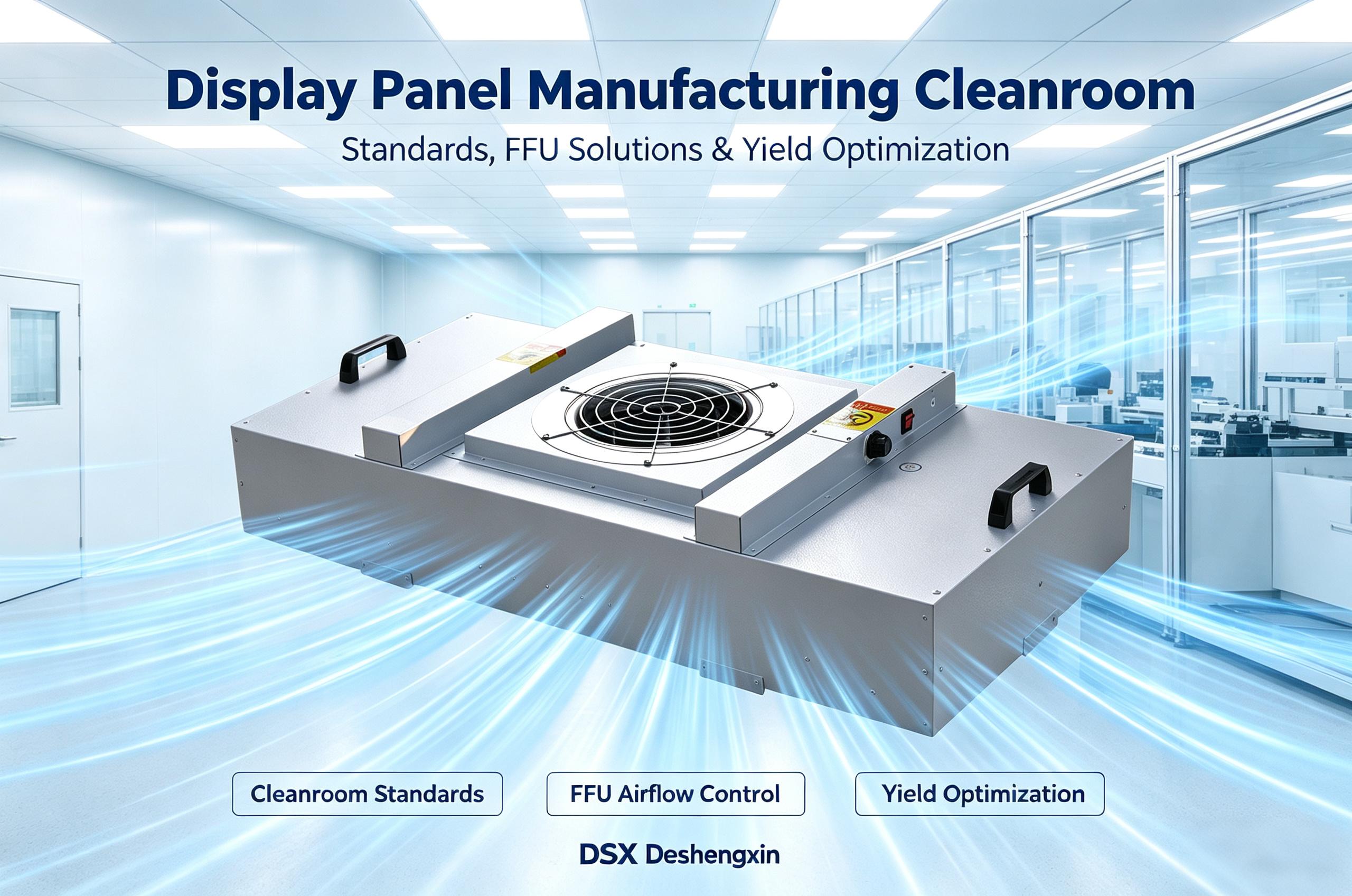 Display Panel Manufacturing Cleanroom—— Standaarde FFU Solutions Yield Optimization.jpeg
